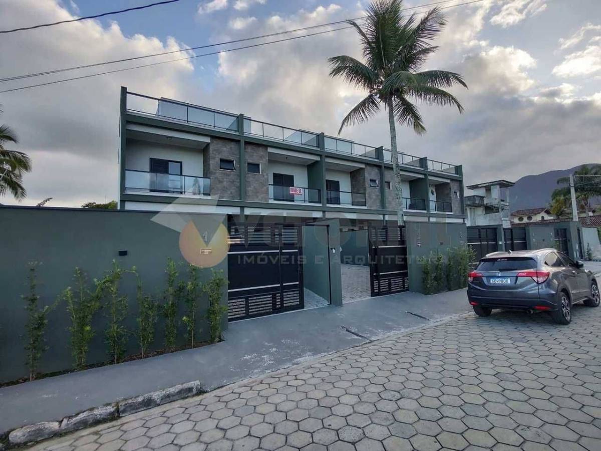 Sobrado em condomínio à venda em Caraguatatuba, Jardim Mariella, com 3 quartos, 128m² - Rafael Melo